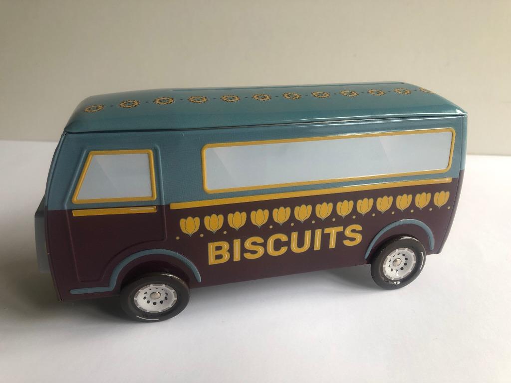 Blikken doos: Autobus, Enlèvement ou Envoi, Comme neuf, Biscuits, Autres marques