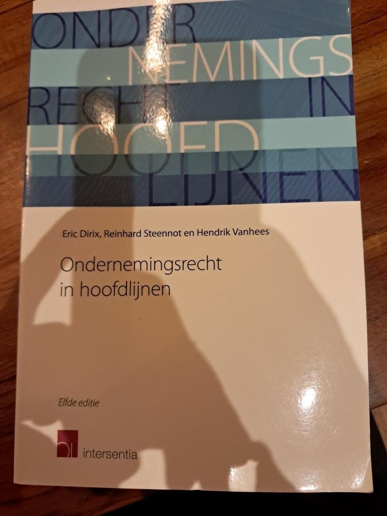 Ondernemingsrecht in hoofdlijnen (elfde editie), Ophalen of Verzenden, Nieuw, Reinhard Steennot; Eric Dirix