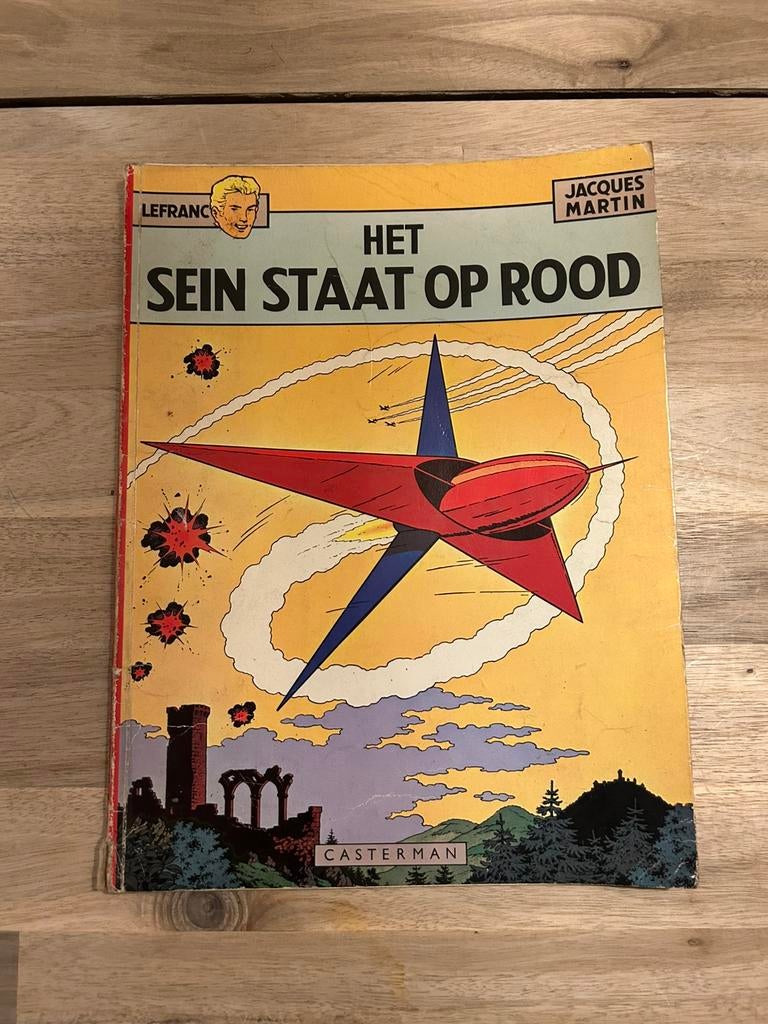 Lefranc - het sein staat op rood, Une BD, Enlèvement, Utilisé