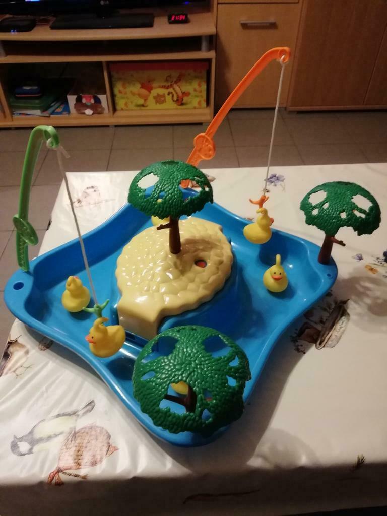 Eendjes vissen (Spel op batterijen)., Ophalen