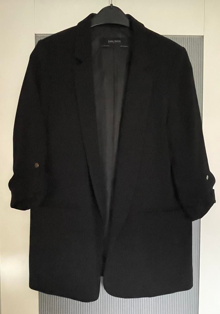 Zara dames vest/blazer zwart L als nieuw, Envoi, Comme neuf, Noir
