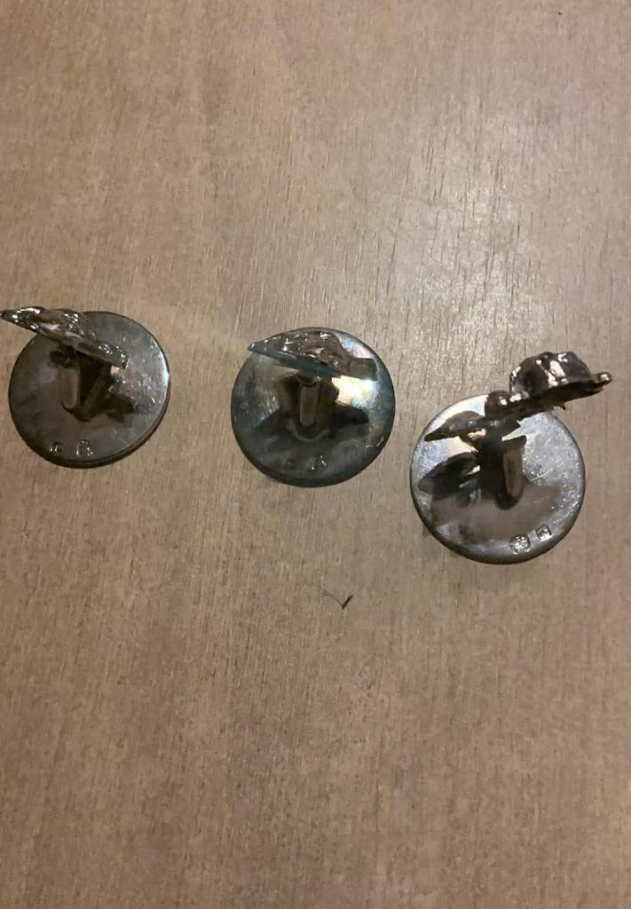 Te Koop: Wilkens  zilver kleurige kaart houders, Ophalen