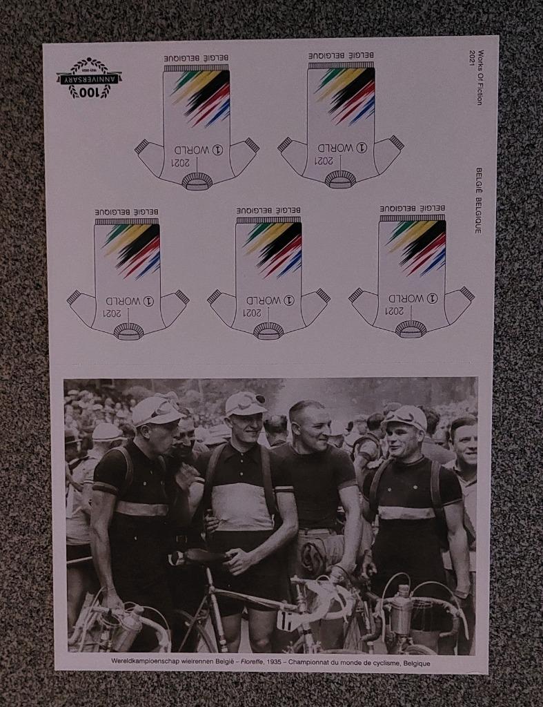 Postzegels België OBP 5030 (velletje van 5)**, Ophalen of Verzenden, Postfris, Postfris, Sport