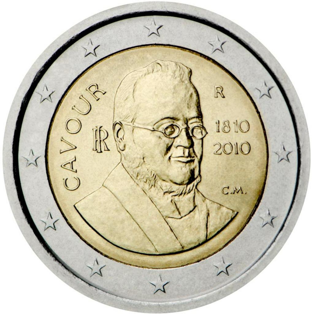 2 euros Italie 2010 UNC 200ème anniversaire de la naissance, Enlèvement ou Envoi, Italie, 2 euros, Série