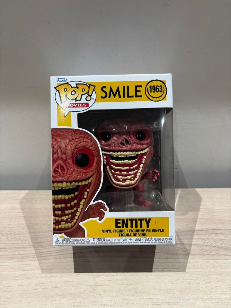 Entity #1963 Funko Pop! Movies Smile 2022 Horror Collectible, Ophalen of Verzenden, Zo goed als nieuw