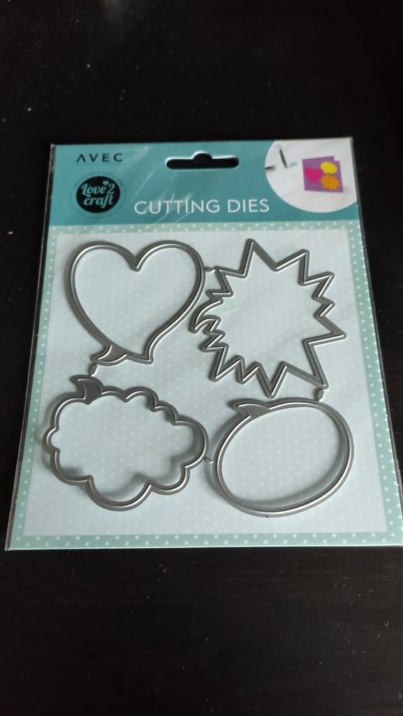 Nieuwe cutting dies / snijmal, Hobby en Vrije tijd, Ophalen of Verzenden, Nieuw, Overige thema's, Pons of Mal