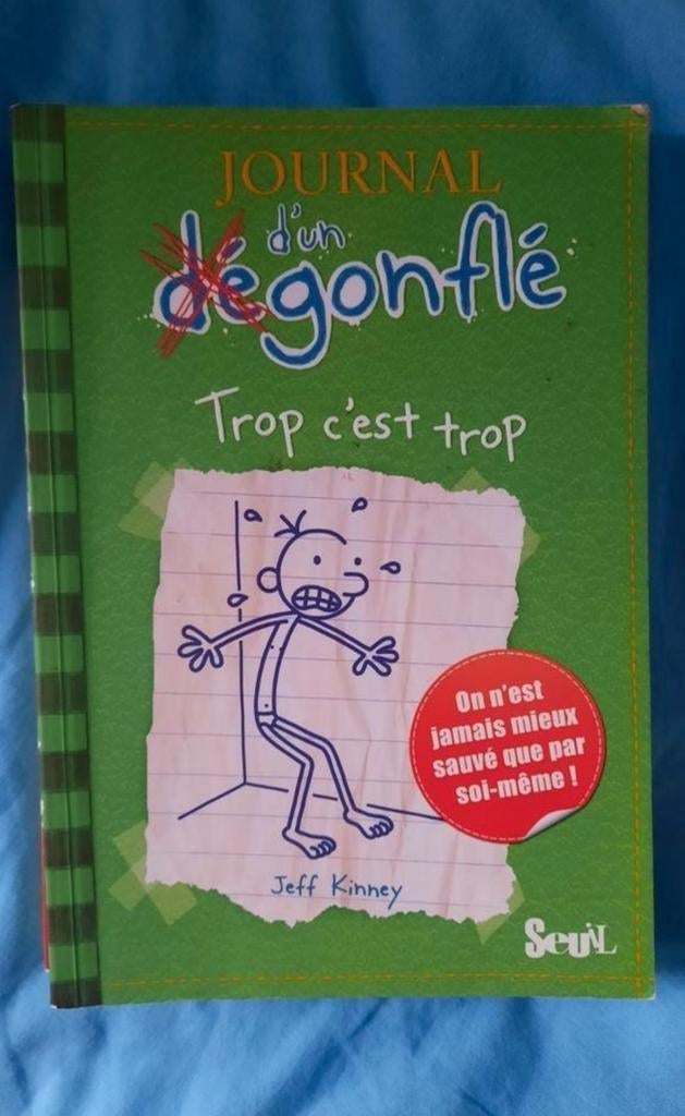 Journal d'un dégonflé - Jeff Kinney, Livres, Comme neuf