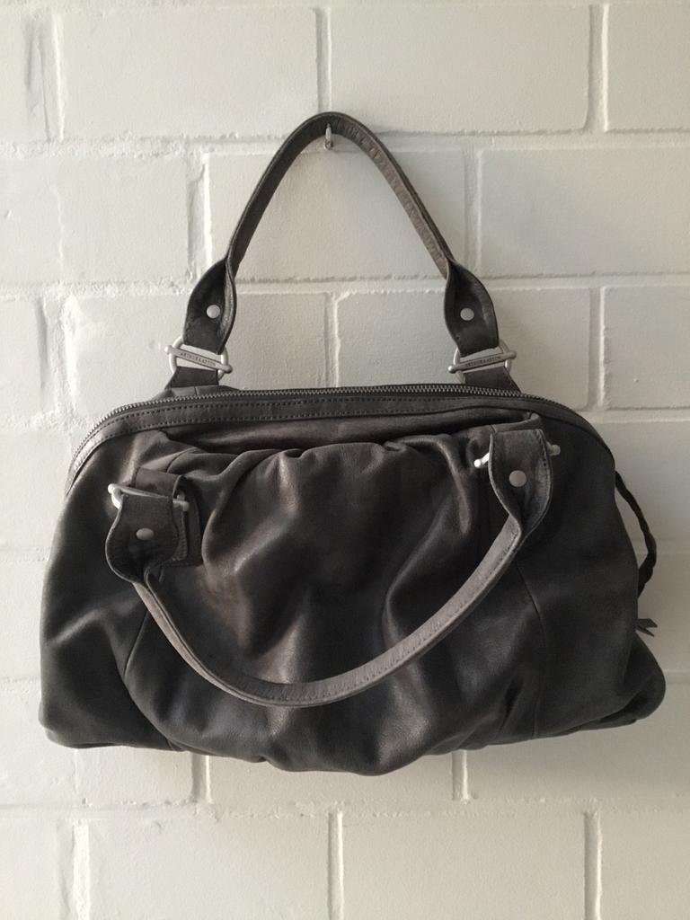Vintage handtas ARTHUR & ASTON, Enlèvement ou Envoi, Comme neuf, Gris, Sac à main