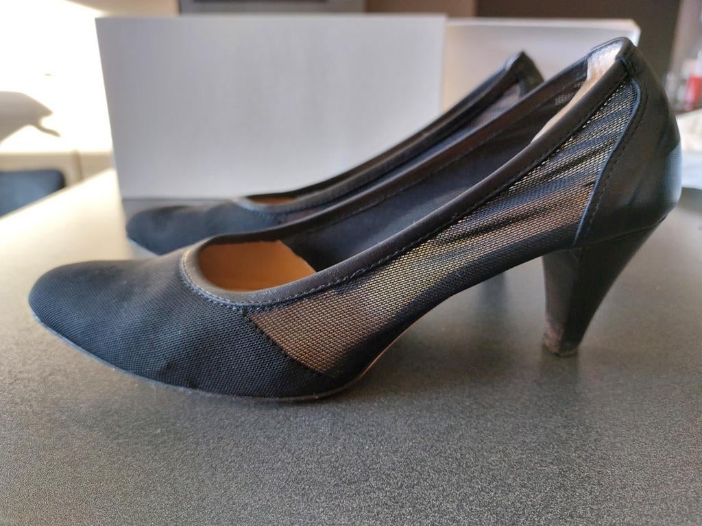 Pumps stiletto's maat 41 damesschoenen Spazio hoge hakken, Zwart, Spazio, Ophalen of Verzenden, Schoenen met hoge hakken