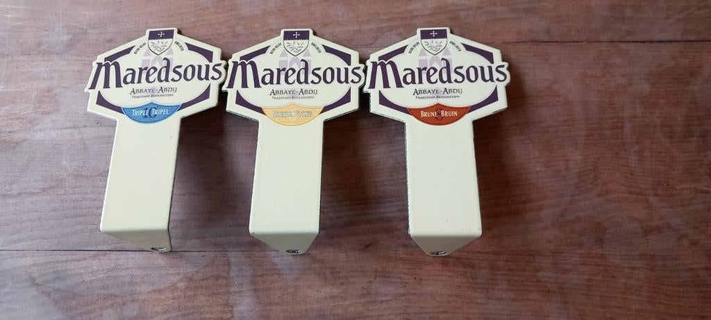 Publicité émaillée maredsous au fût (3), Verzamelen, Merken en Reclamevoorwerpen, Ophalen of Verzenden, Zo goed als nieuw