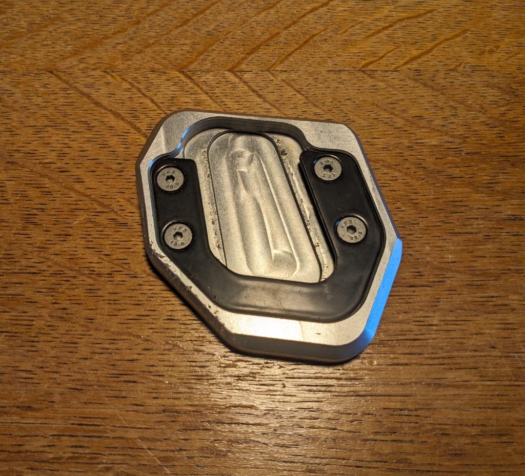 Zijsteunvoet vergroting BMW R1200GS 2002 - 2012, Motoren, Ophalen of Verzenden, Gebruikt