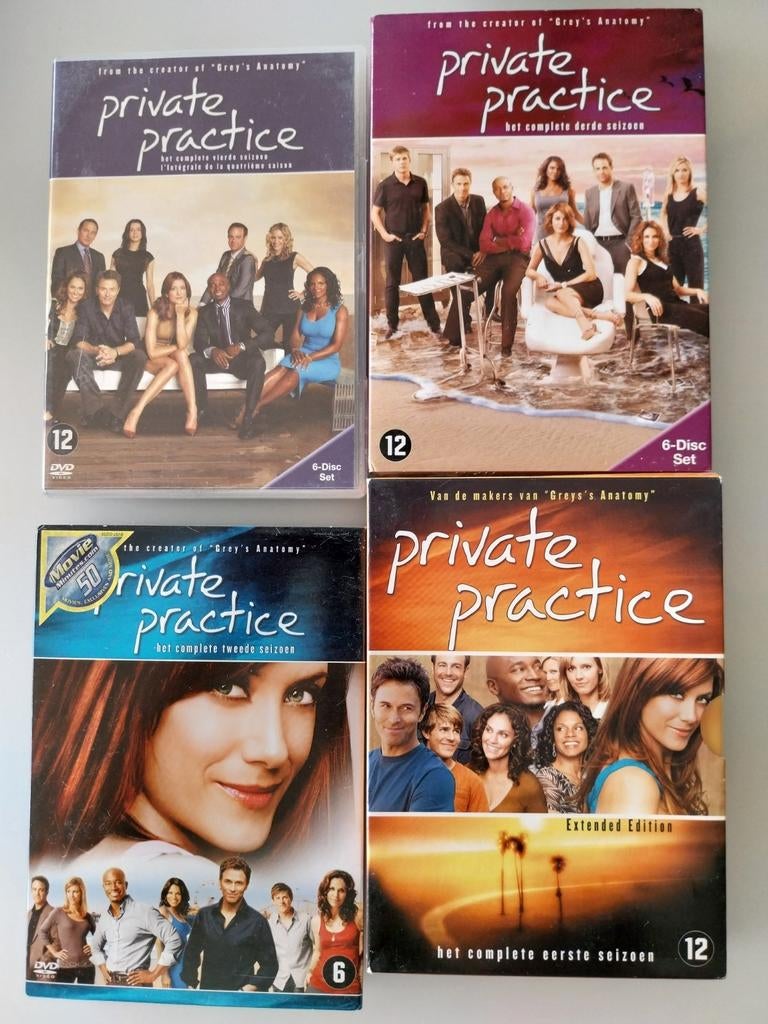 4 seizoenen Private Practice, Cd's en Dvd's, Ophalen of Verzenden, Gebruikt