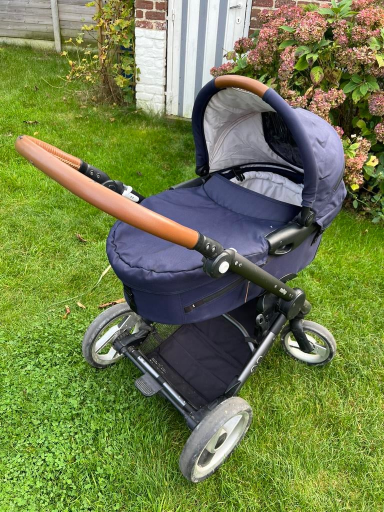 Kinderwagen Mutsy Evo donkerblauw, Ophalen, Gebruikt, Kinderwagen, Mutsy
