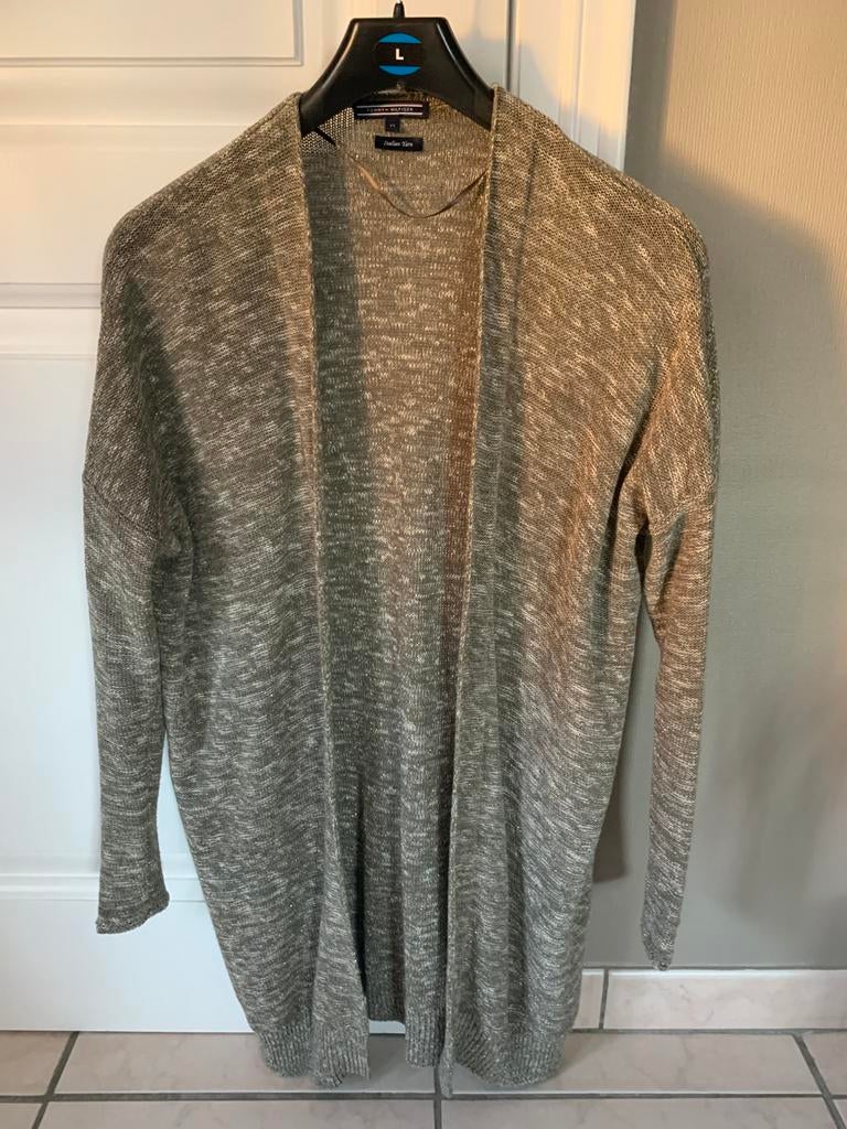 Lange Cardigan Tommy Hilfiger M fijne katoen, Kleding | Dames, Truien en Vesten, Ophalen of Verzenden