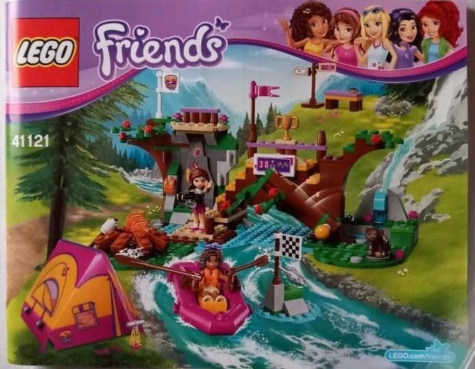 Lego Friends 41121 avonturenpark wildwatervaren, Ophalen of Verzenden, Zo goed als nieuw, Lego