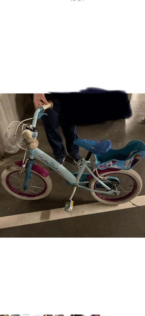 Frozen fiets, Fietsen en Brommers, Ophalen, Gebruikt, Minder dan 16 inch