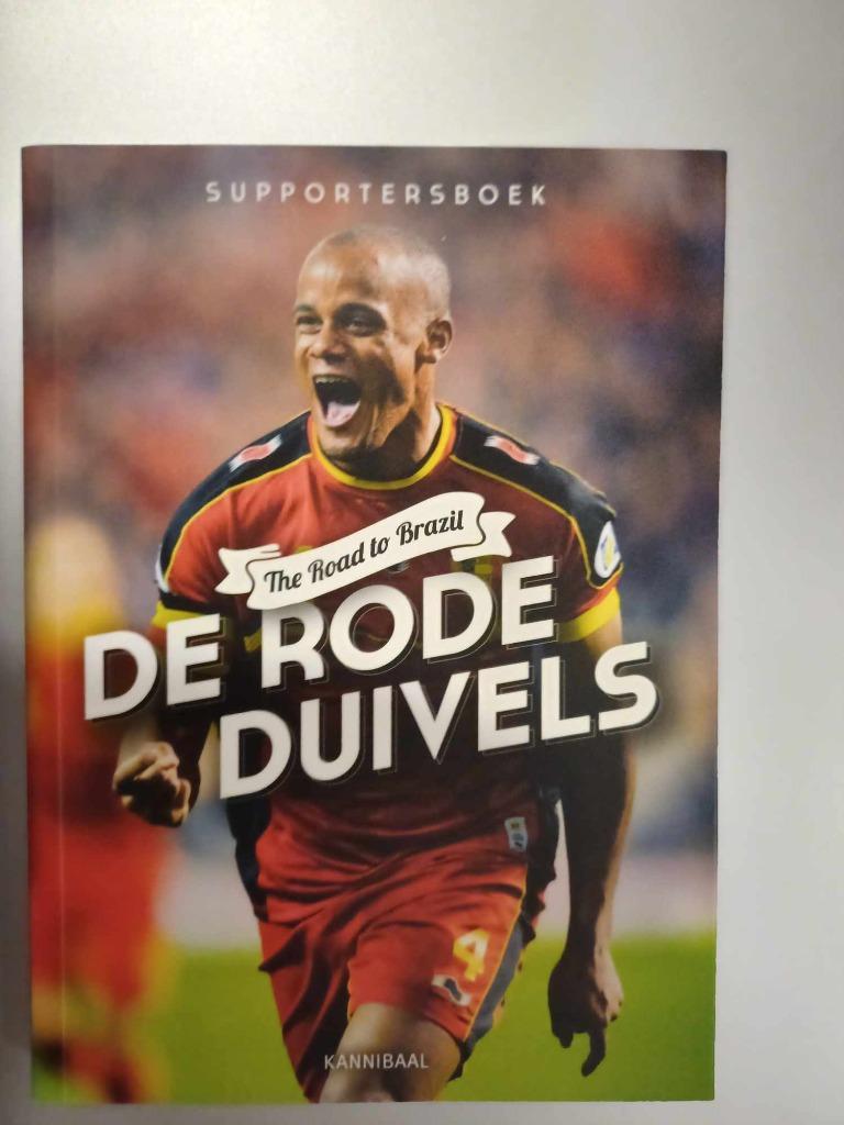 Suppersboek Road To Brazil WK 2014 - Rode Duivels, Envoi, Comme neuf, Sport de ballon