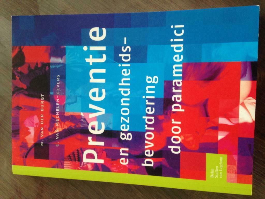 Preventie en gezondheidsbevordering door paramedici., Boeken, Ophalen of Verzenden, Nieuw, Overige onderwerpen