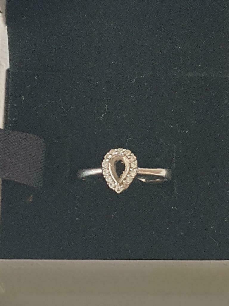 Bague Mona en argent 925, Bijoux, Sacs & Beauté, Enlèvement ou Envoi, Utilisé, Argent, Argent