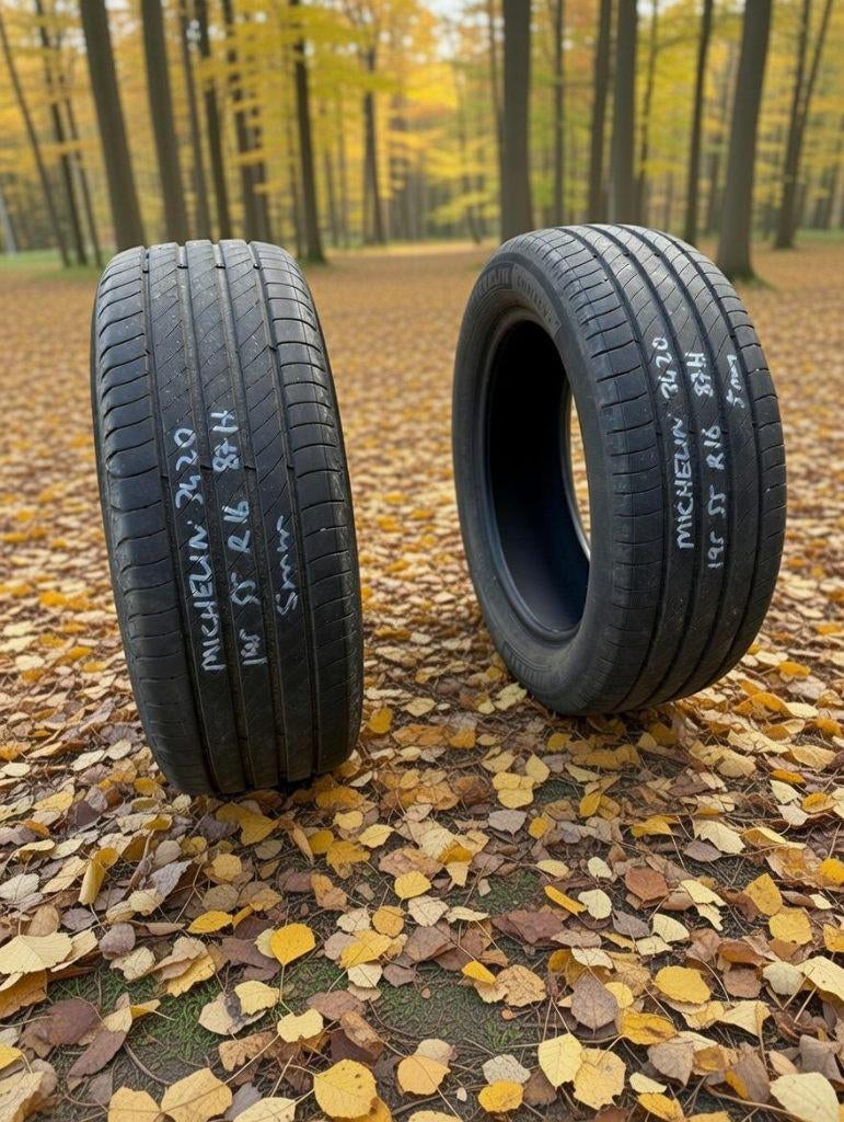 195/55 R16 88H – MICHELIN – OCCASIE Stukprijs: €40   5 mm, Ophalen, Gebruikt, BMW