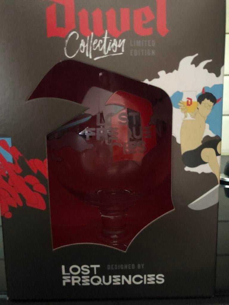 Duvel glas limited edition, Ophalen of Verzenden, Duvel