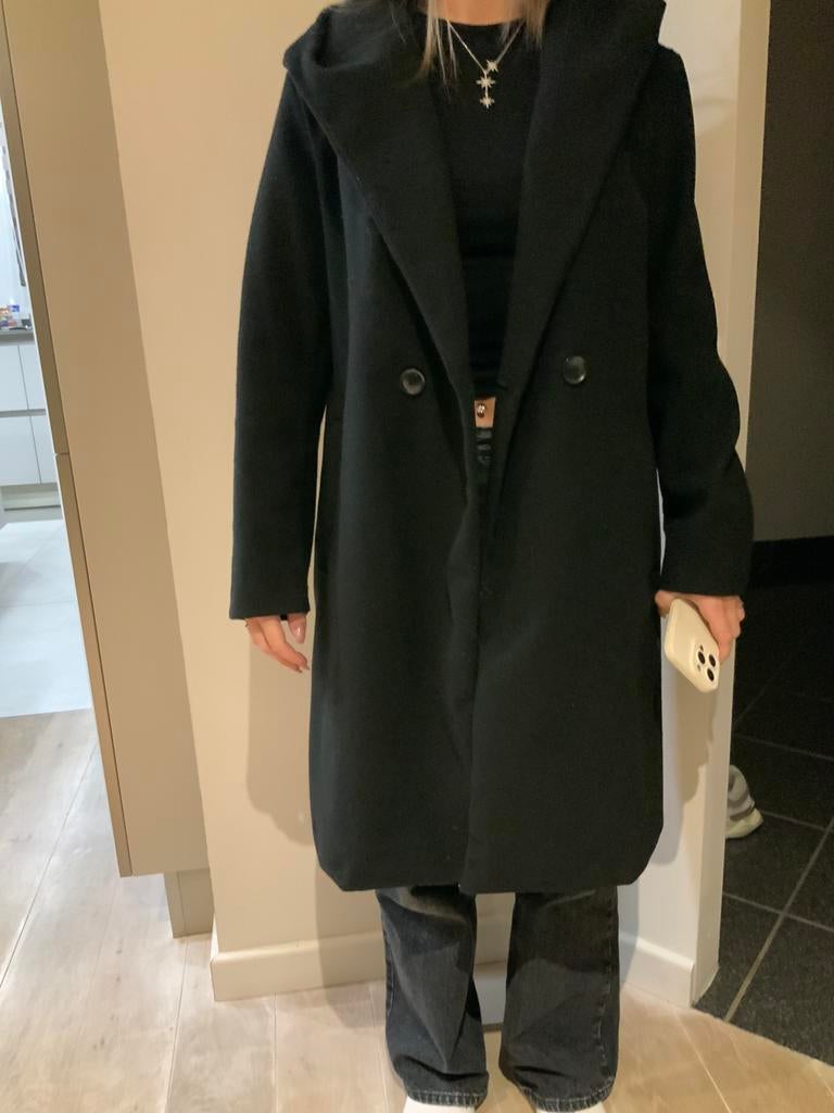 Manteau ZARA , noir, taille S, impeccable, Enlèvement ou Envoi, Comme neuf, Noir, Zara