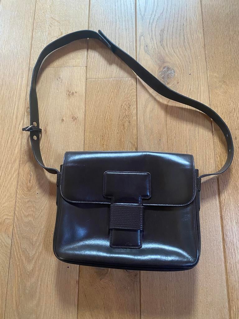 Sac Delvaux vintage, Ophalen of Verzenden, Gebruikt, Bruin, Overige merken