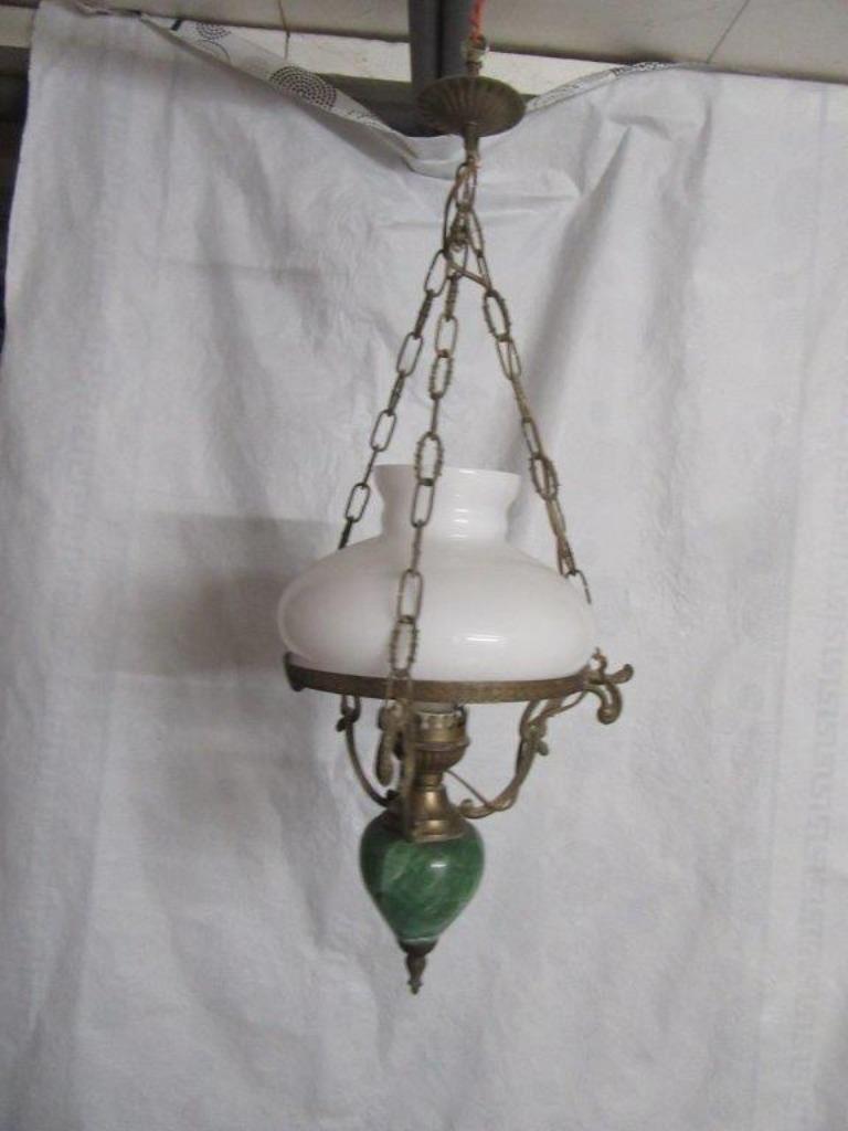 Lustre - ancien, Enlèvement, Comme neuf, Verre