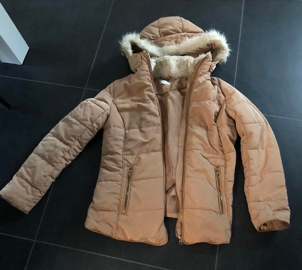 winterjas dames beige maat M/38. Bel&bo, Kleding | Dames, Jassen | Winter, Ophalen of Verzenden, Zo goed als nieuw, Maat 38/40 (M)