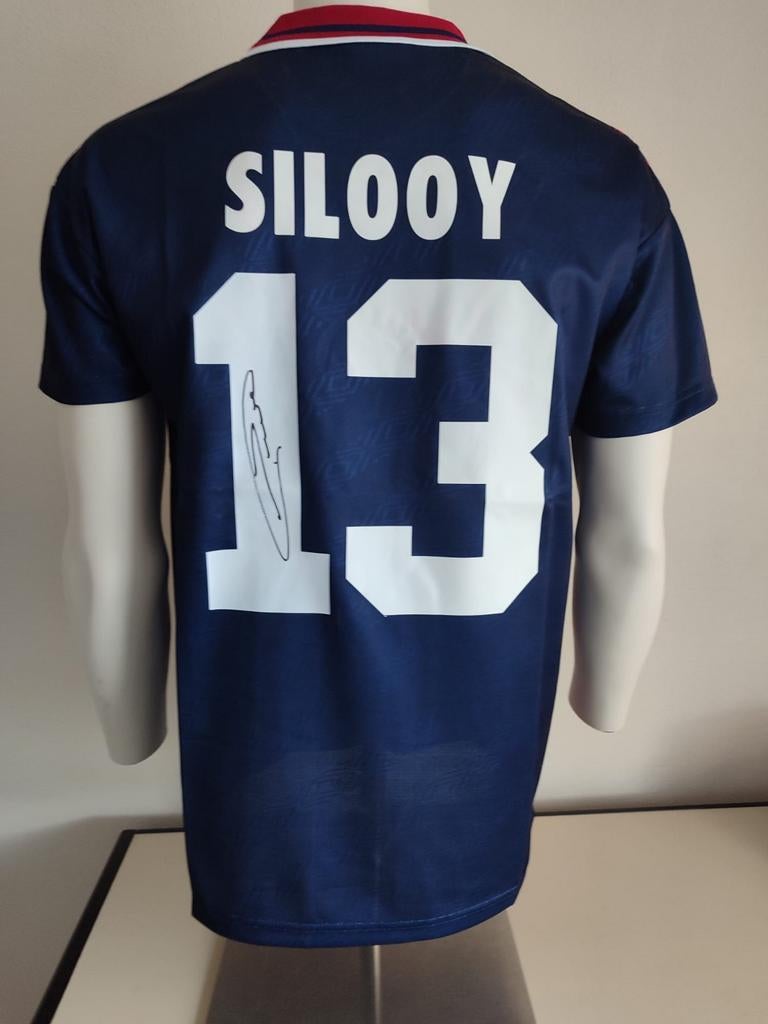 Sonny Silooy gesigneerd Ajax shirt met coa en foto bewijs, Ophalen of Verzenden, Nieuw, Shirt