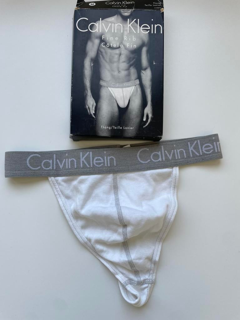 String Calvin Klein pour homme, Envoi, Blanc, Calvin Klein, Slip