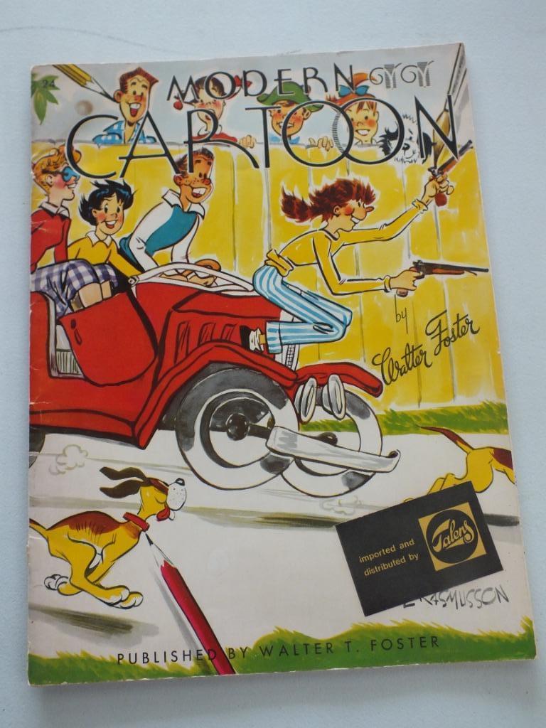 Walter FOSTER  CARTOON MODERNE, Hobby en Vrije tijd, Verzenden, Nieuw, Papier, Schets- of Tekenboek