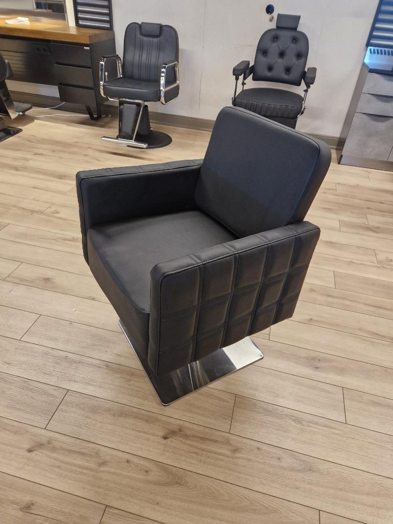 Kappersstoel Vierkant knipstoel dames kapsalon stoel kapper, Ophalen of Verzenden, Nieuw