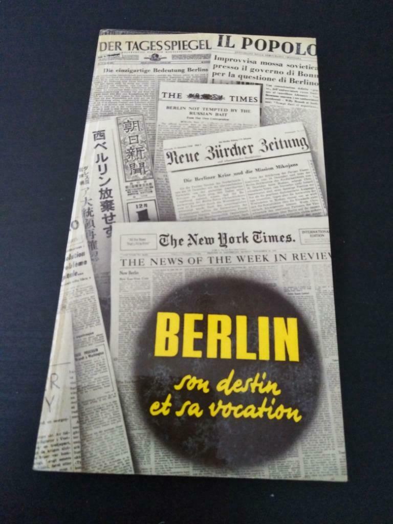 Berlin, son destin et sa vocation, Boeken, Ophalen of Verzenden, Gelezen