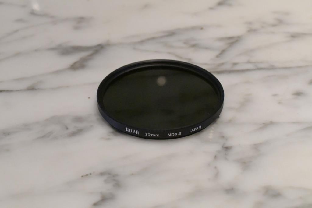 Hoya NDx4 grijsfilter 72mm, Overige merken, Gebruikt, Overige typen, Ophalen of Verzenden