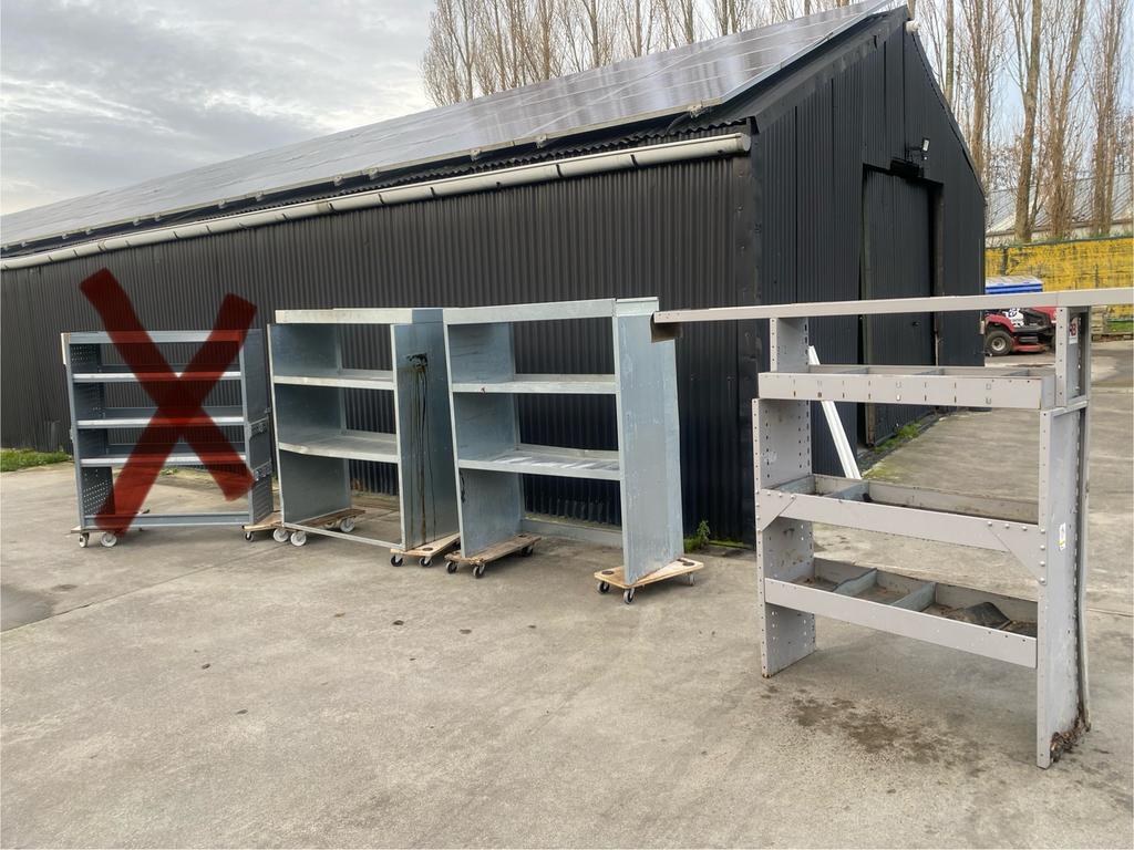 Inrichtingsrek bestelwagen verschillende formaten, Auto diversen, Ophalen