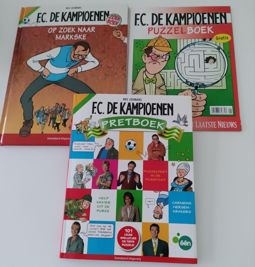 FC DE KAMPIOENEN: Pretpakket 3 boeken, Ophalen, Zo goed als nieuw