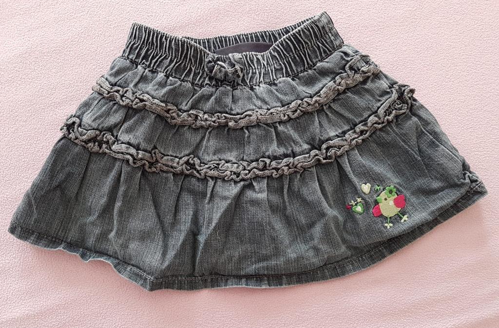 Jeansrokje maat 68 in perfecte staat, Ophalen of Verzenden, Zo goed als nieuw, Meisje, Jurkje of Rokje