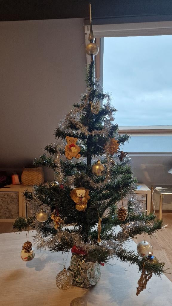 kerstboom met versiering, Diversen, Ophalen, Gebruikt