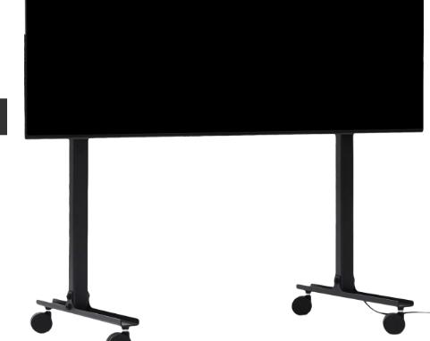 PedestalStraight Rollin' tv-standaard Charcoal, Ophalen, Gebruikt