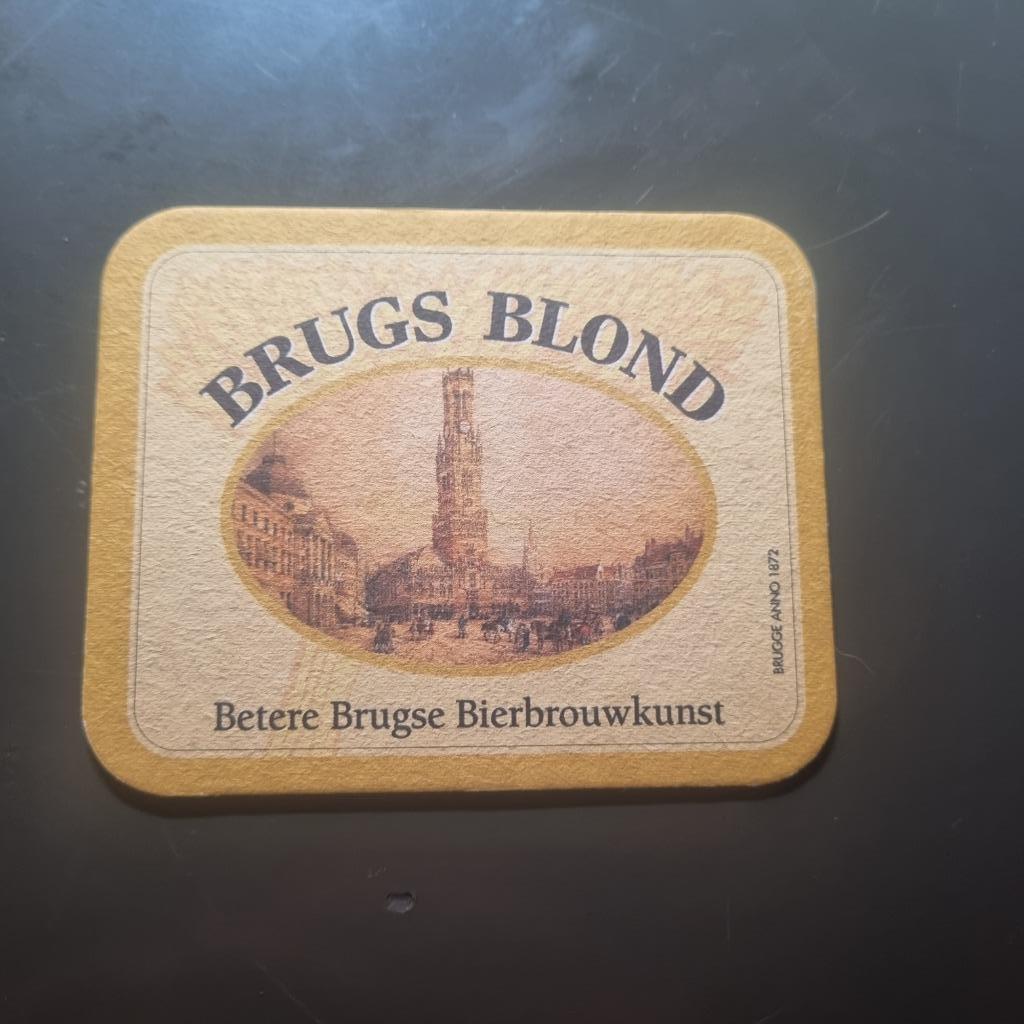 Sous Bock Brugs Blond, Verzamelen, Ophalen of Verzenden, Gebruikt, Viltje(s), Overige merken