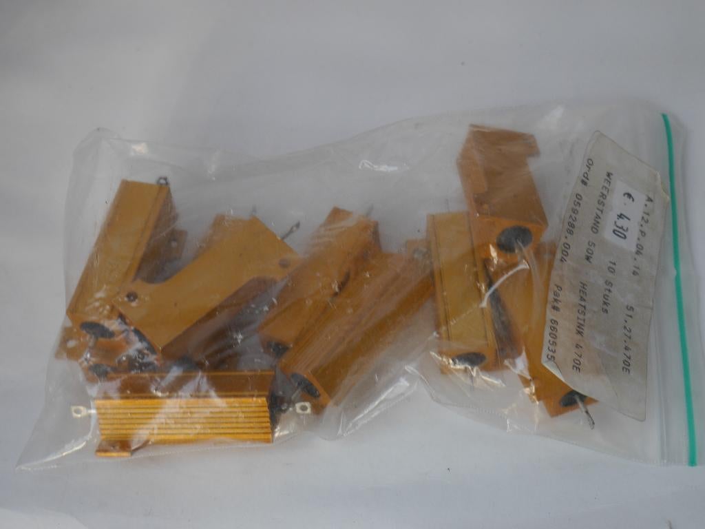LOT ATE-weerstand 470ohm 50W,  5% RB50 5% 470R, Hobby en Vrije tijd, Elektronica-componenten, Ophalen of Verzenden, Nieuw