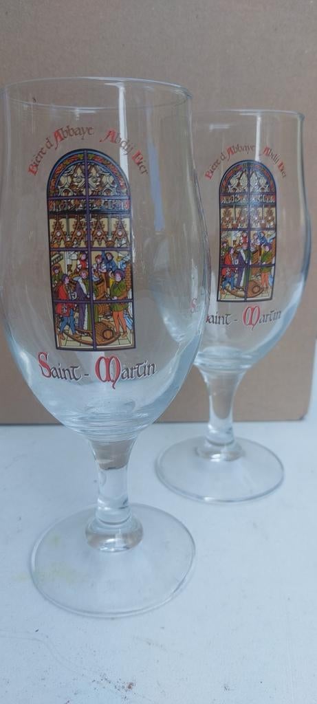 2 verres Saint Martin, Enlèvement ou Envoi, Comme neuf