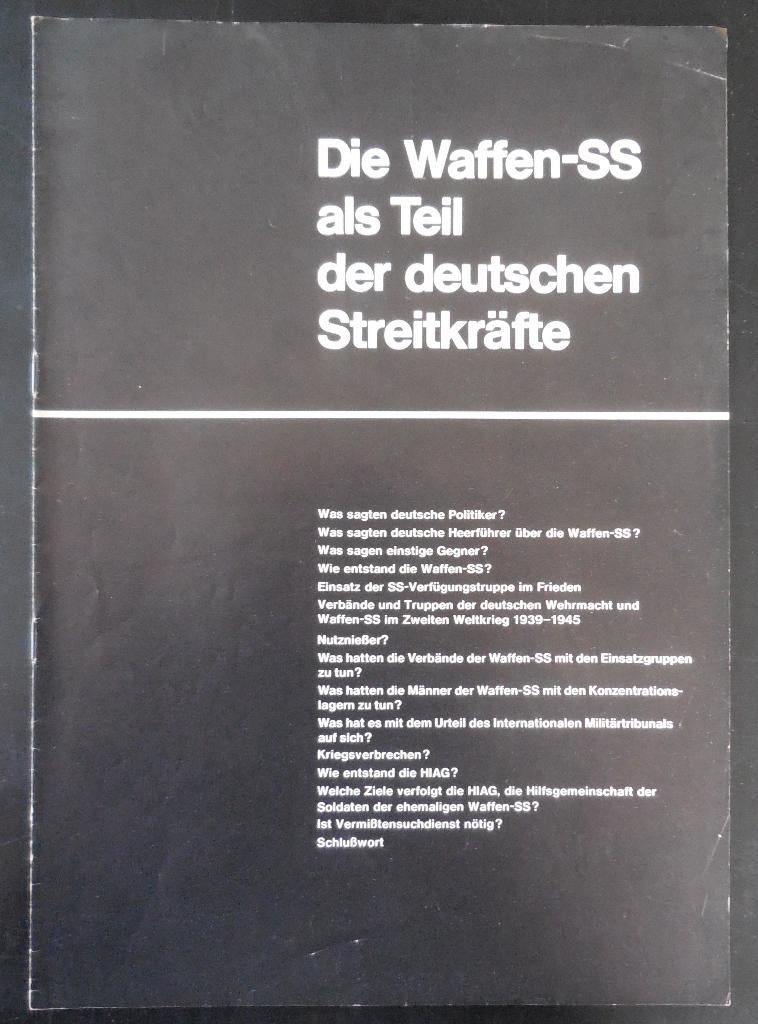 Die Waffen-SS als teil der deutschen Streitkräfte, Ophalen of Verzenden