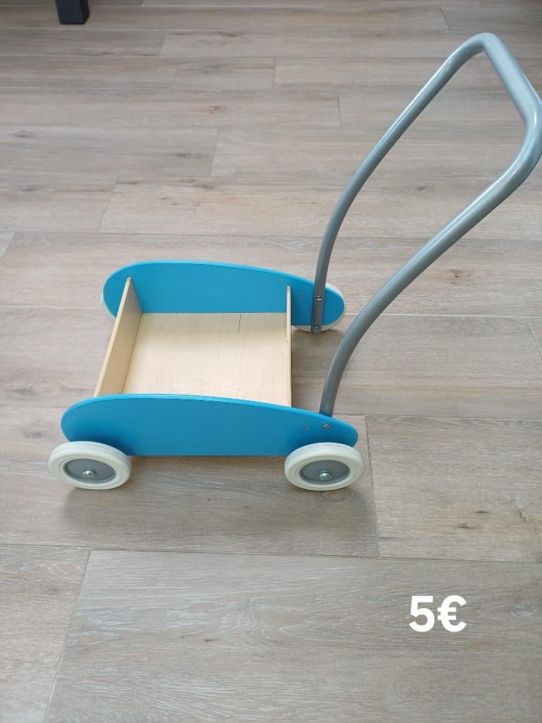loopwagentje, Kinderen en Baby's, Speelgoed | Houten speelgoed, Ophalen, Gebruikt