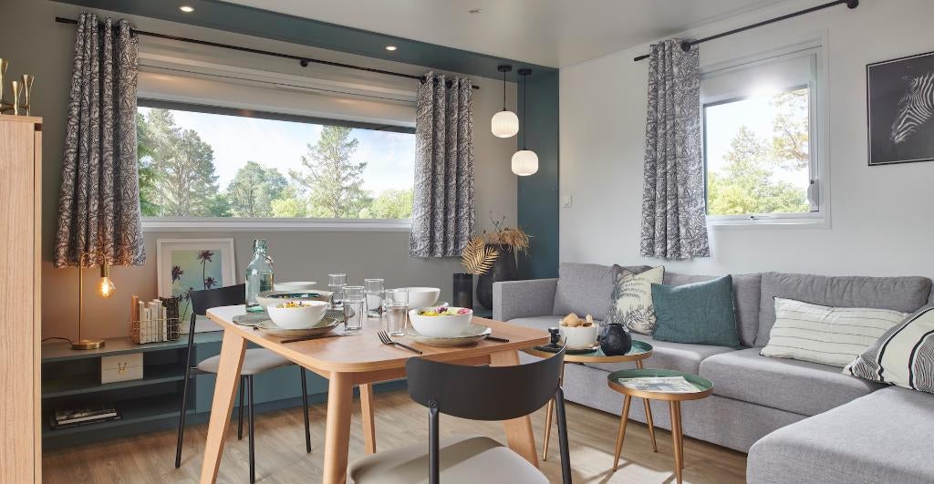 Nouveau Lodge Mistral Premium - 2 chambres - 1080x400cm, Caravanes & Camping, Jusqu'à 6