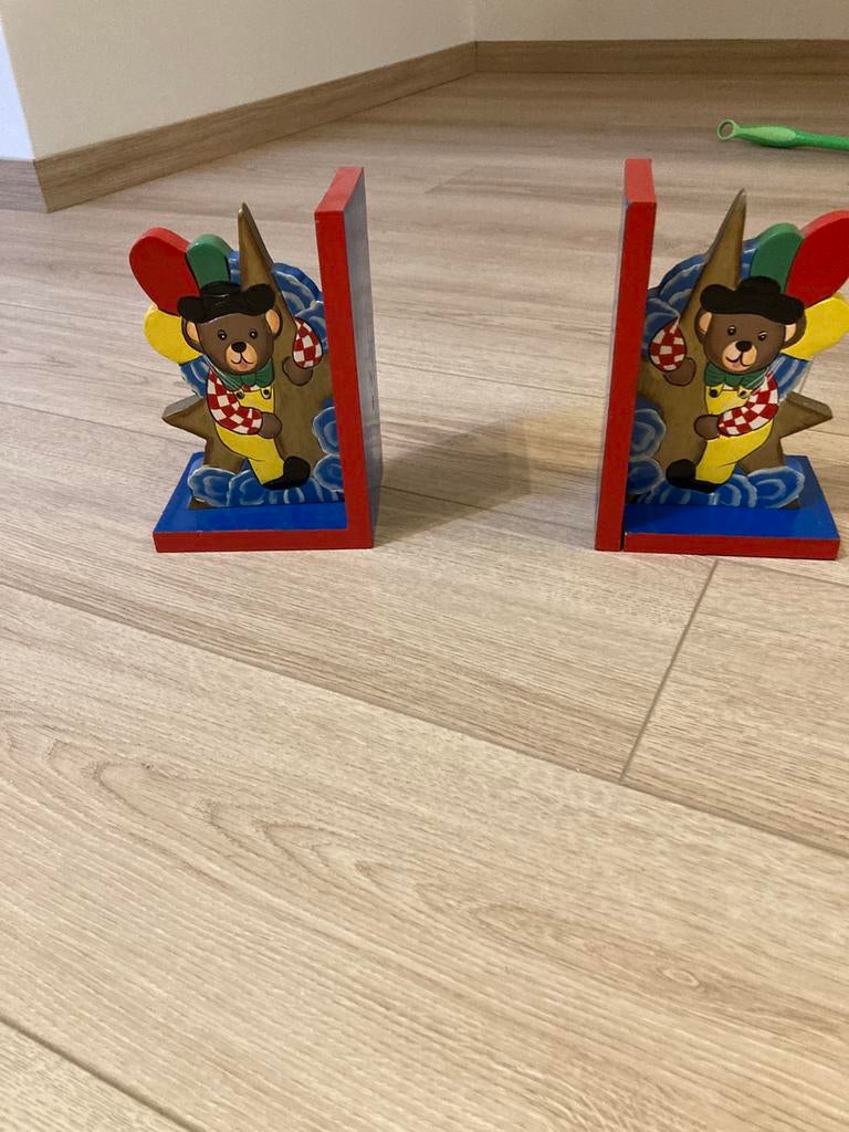 Set boekensteunen circusbeer, Kinderen en Baby's, Ophalen of Verzenden, Gebruikt, Wanddecoratie