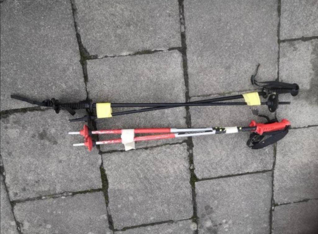 BATONS DE SKI, Enlèvement, Utilisé, Ski
