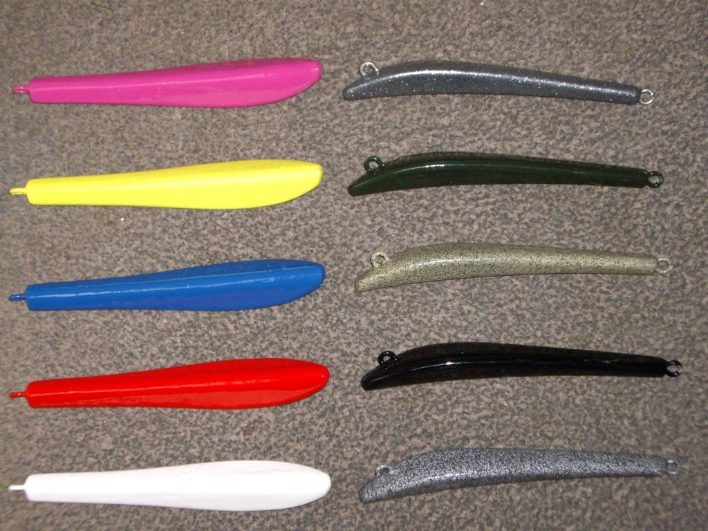 Bergman bananen vorm pilkers , in 260 - 400 en 450 gram, Watersport en Boten, Ophalen of Verzenden, Nieuw, Dobber of Lood