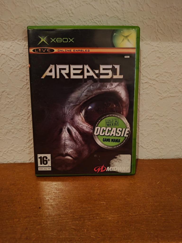 Area 51 Xbox, Games en Spelcomputers, Games | Xbox Original, Gebruikt, Shooter, Ophalen of Verzenden, 3 spelers of meer